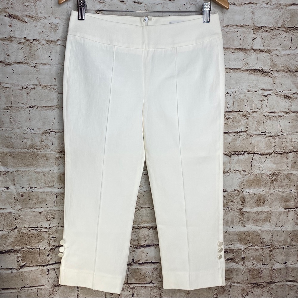 BEBE CROP DRESS WORK PANTS TROUSER